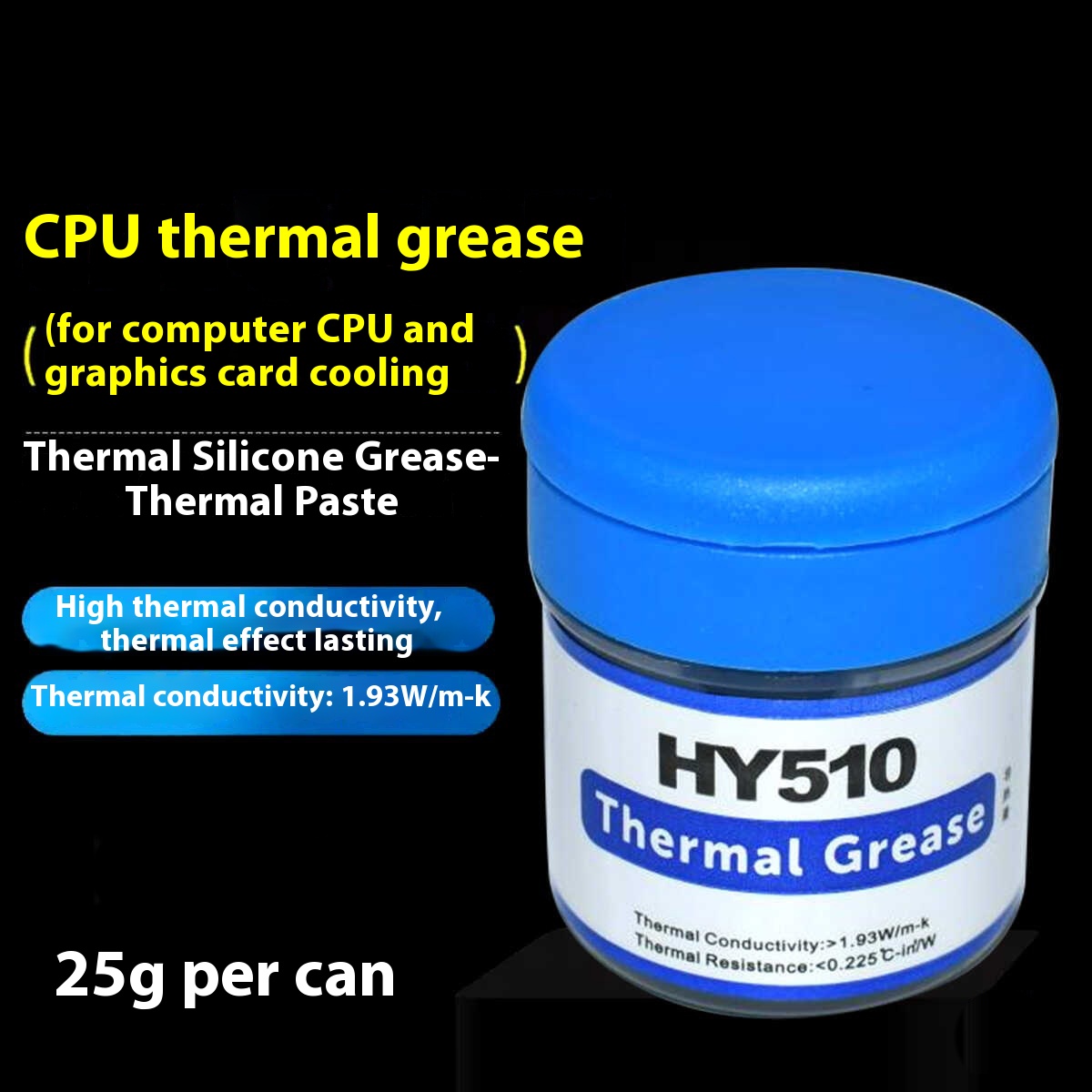 Thermal Paste - Hy510 pasta compuesta de graxa térmica