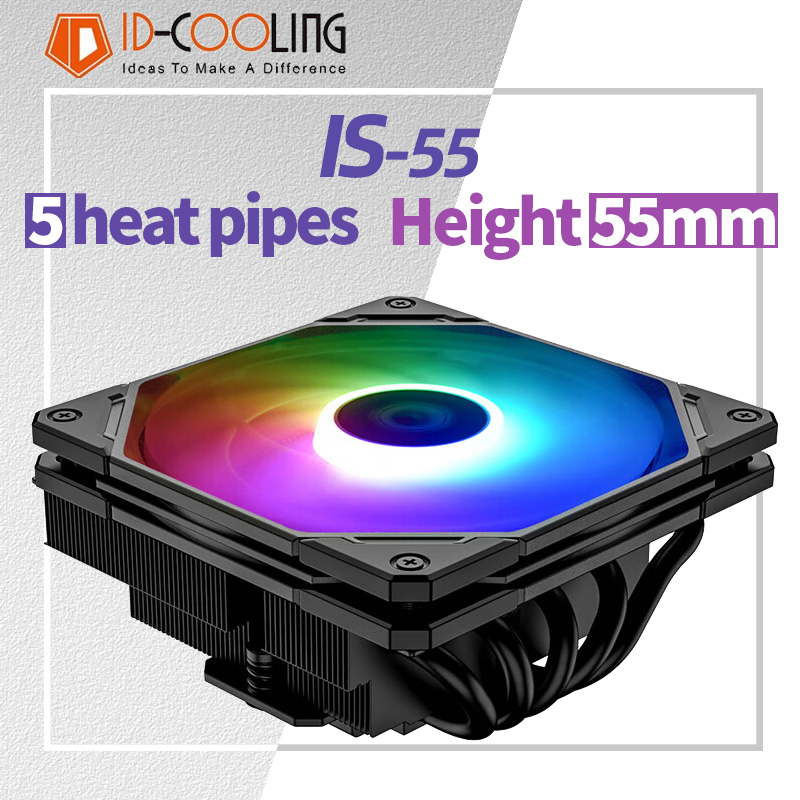 Cpu Cooler - ID-COOLING IS-55 5 Heatpipe CPU Cooler