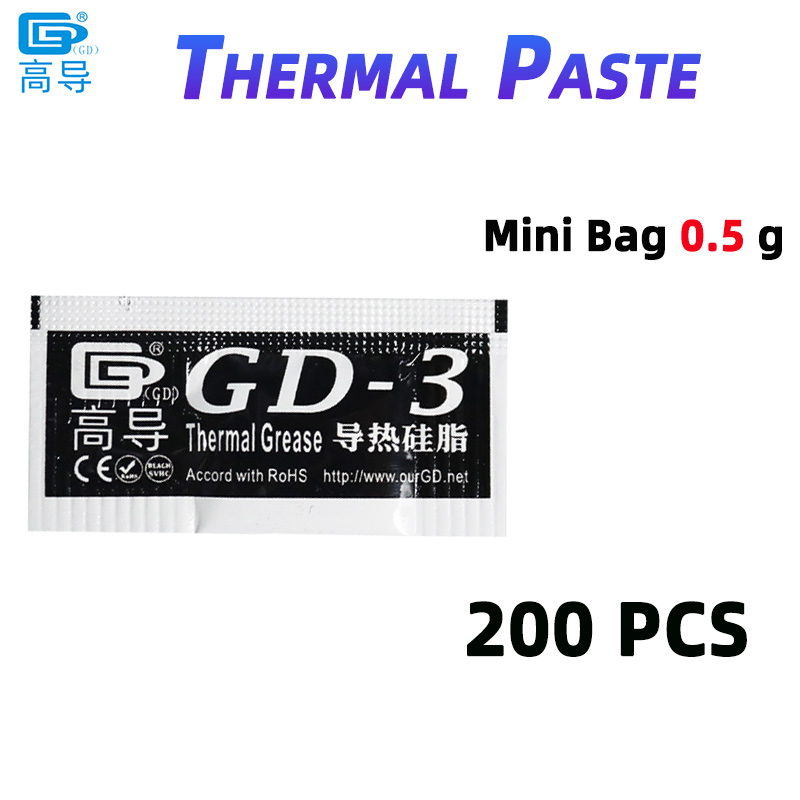 Peso Líquido 0,5 Grama 200 PCS - Thermal Paste avaliação e preço
