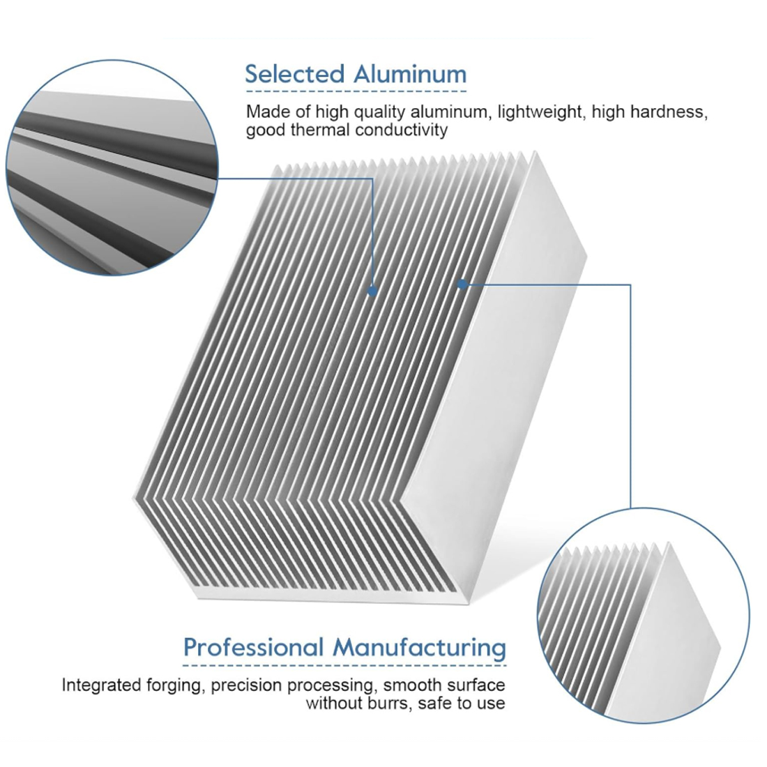 50x60x26mm-300x60x26mm dissipa - Heatsink avaliação e preço