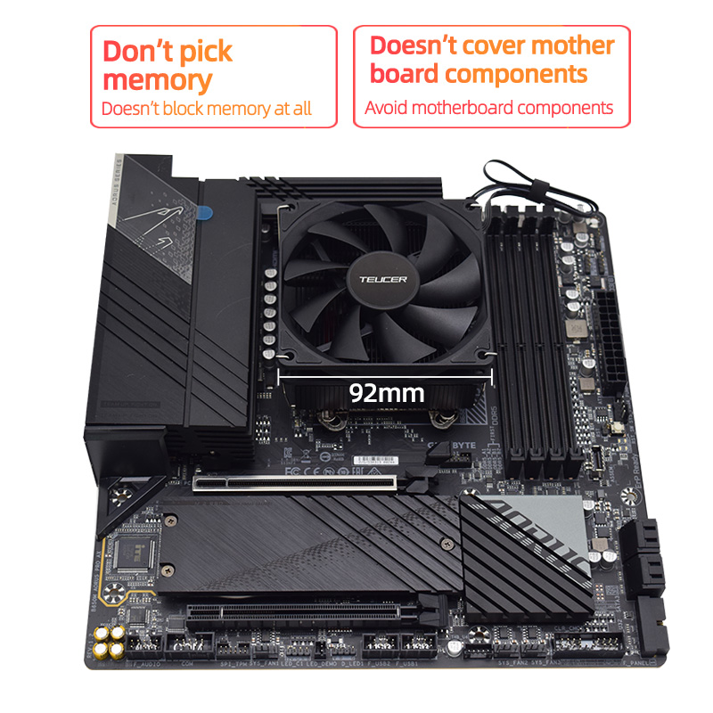 Teucer altura 45mm cpu cooler  - Cpu Cooler avaliação e preço