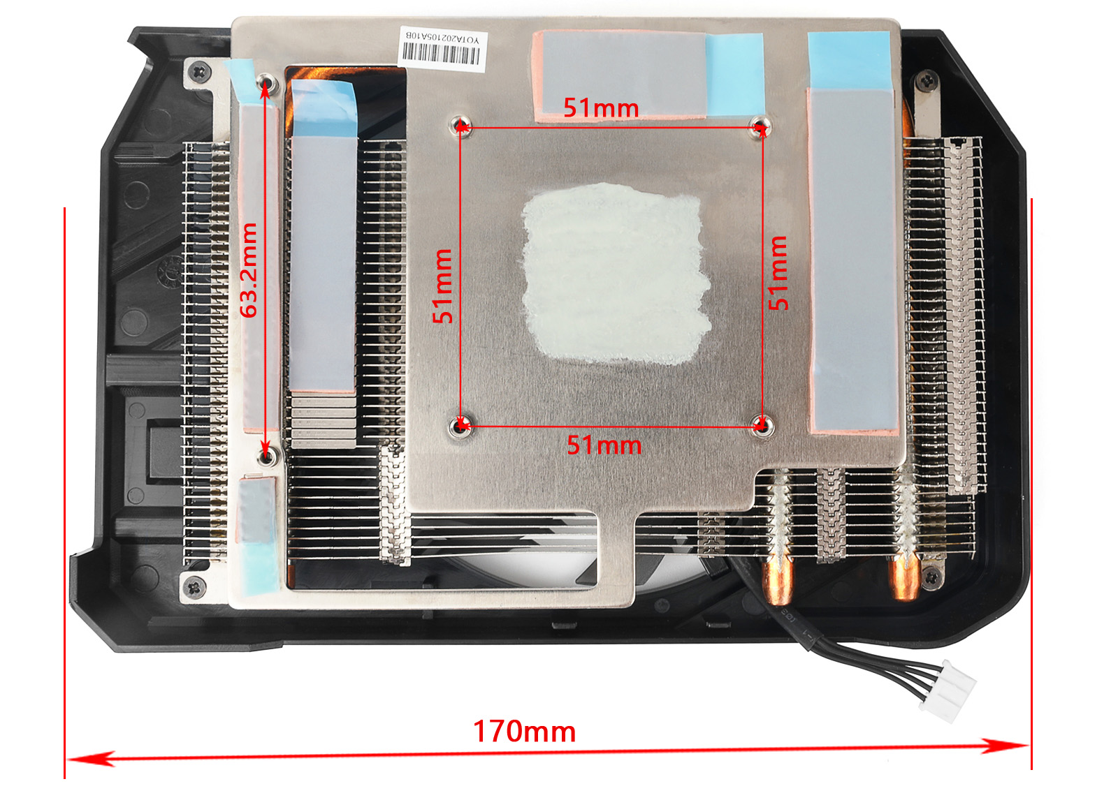 Ventilador dissipador de placa - Gpu Cooler avaliação e preço