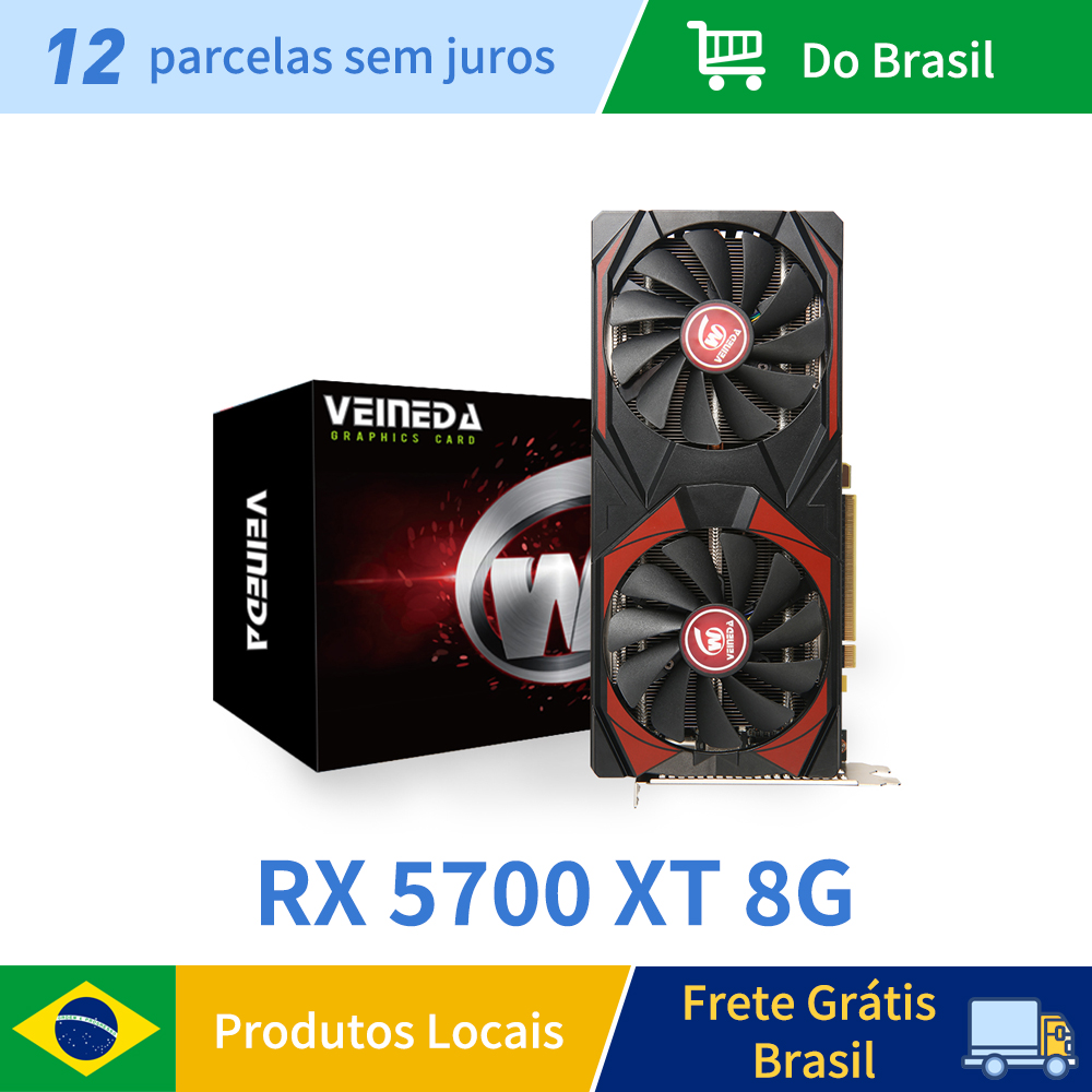 Veineda rx 5700xt 8gb placa gr - Cpu Fan avaliação e preço