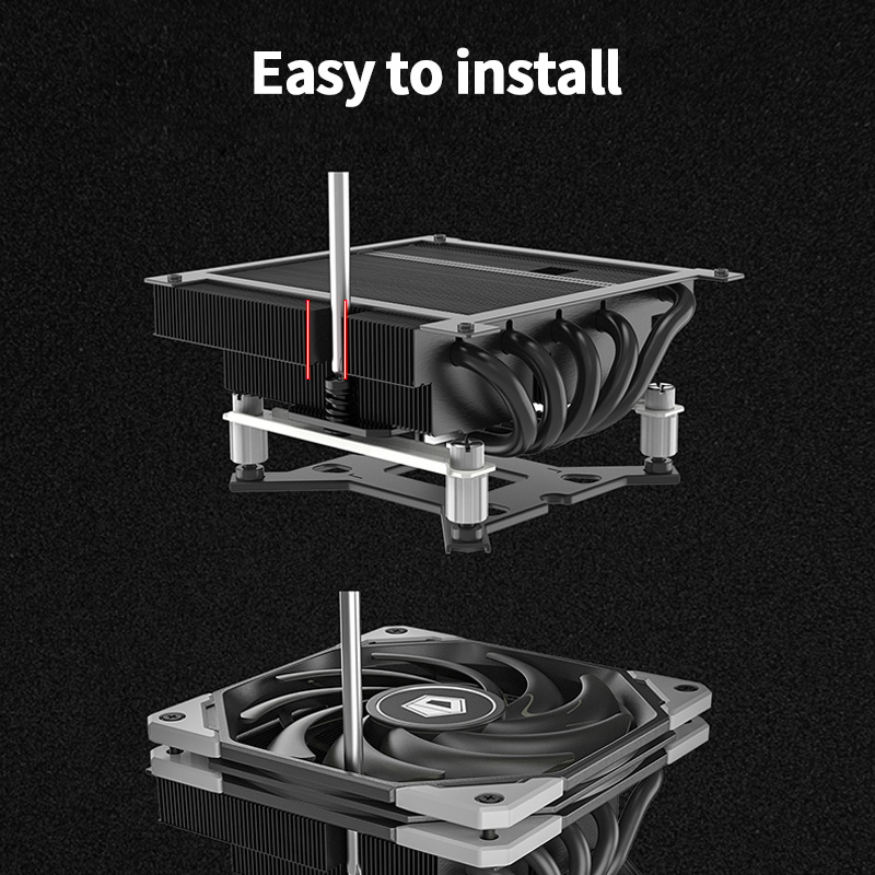 ID-COOLING IS-55 5 Heatpipe CP - Cpu Cooler avaliação e preço